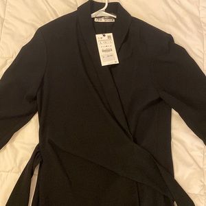 ZARA blazer wrap dress